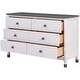 preview thumbnail 4 of 7, Wooden Storage Dresser with 6 Drawers
