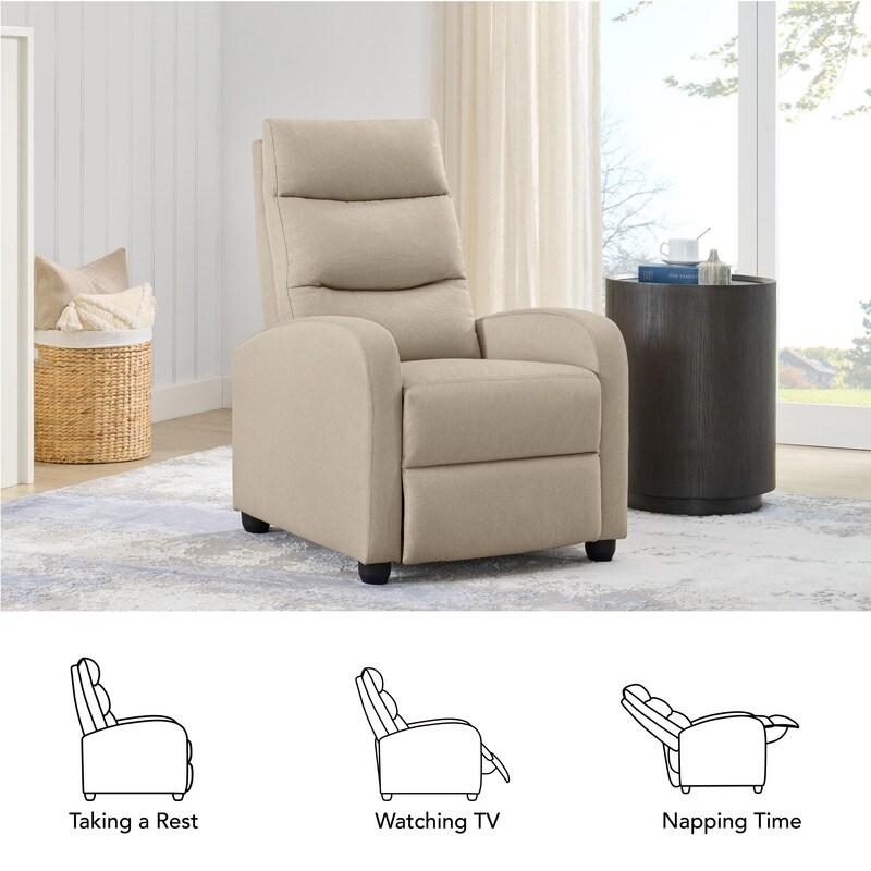 Olivia leather pushback recliner hotsell