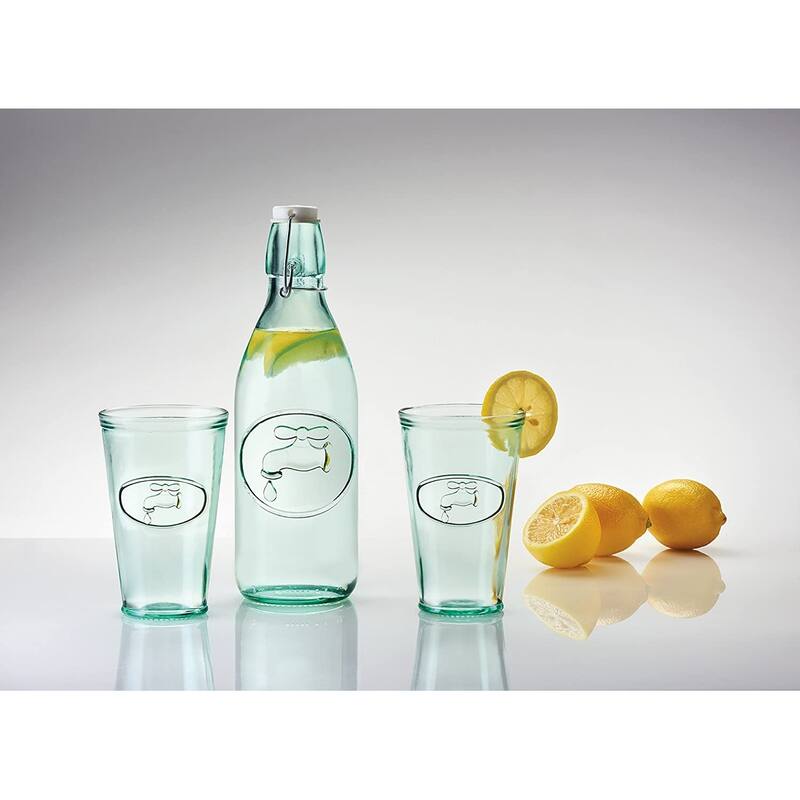Amici Home Water Tap Collection Drinking Glass Set of 4 16 oz On