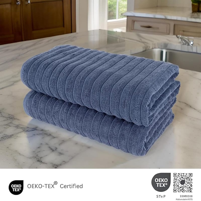 Brampton 2 Piece Luxury Turkish Cotton Jumbo Bath Sheets