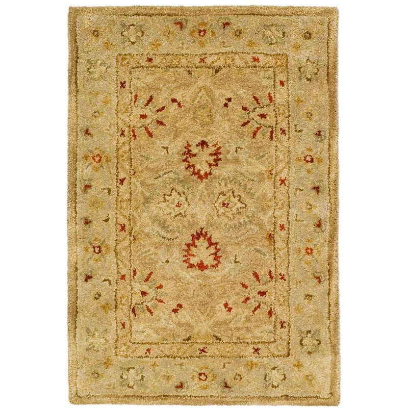 SAFAVIEH Handmade Antiquity Maysoun Traditional Oriental Wool Area Rug - 2' x 3' - Brown/Beige