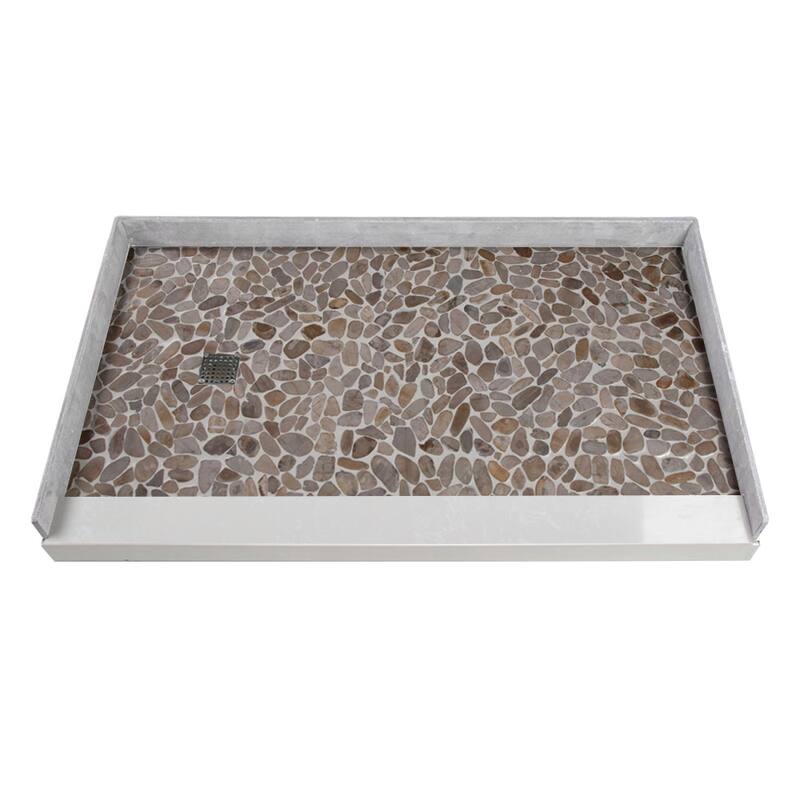 Transolid FPT6036L 60" x 36-1/4" Rectangular Shower Base with Single