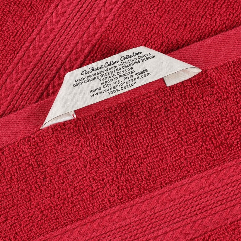 Eco-Friendly Sustainable Cotton 6-Piece Bathroom Towel Set