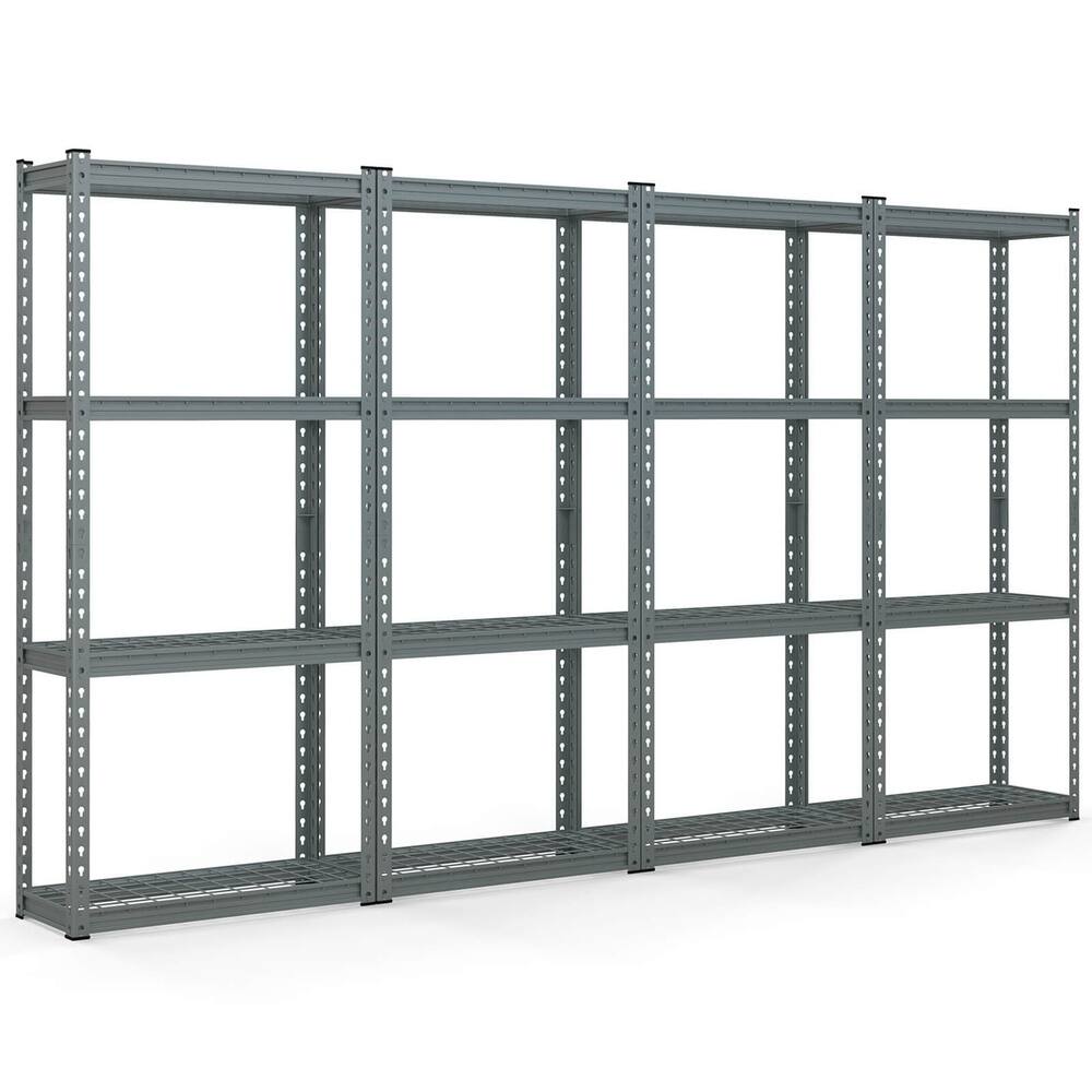 Costway 1/2/3/4 PCS 4-Tier Metal Shelving Unit Heavy Duty Wire Storage