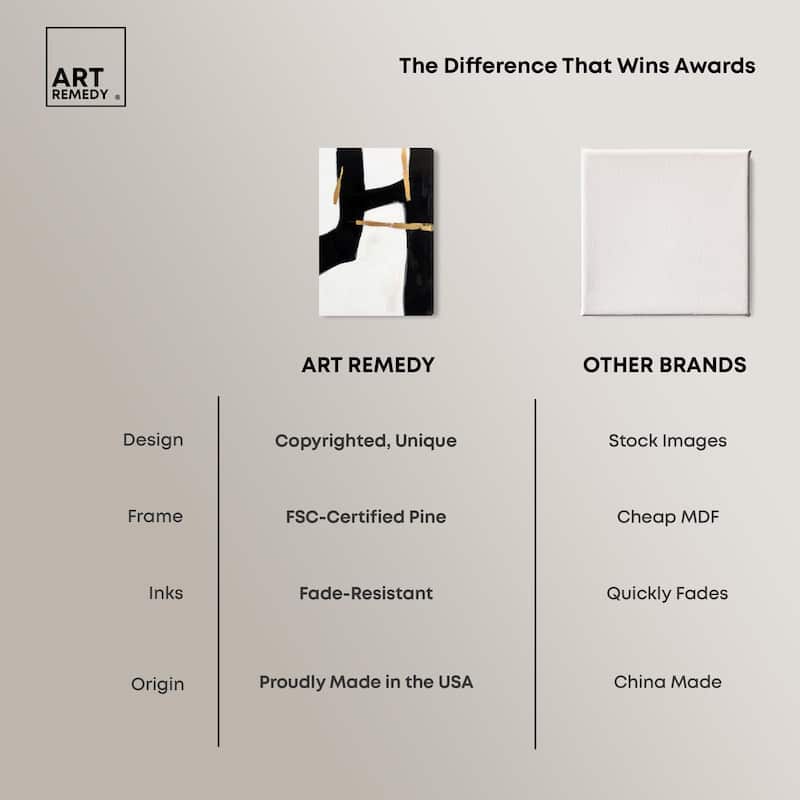 Dichotomy I Canvas by Art Remedy, Gallery Wrapped