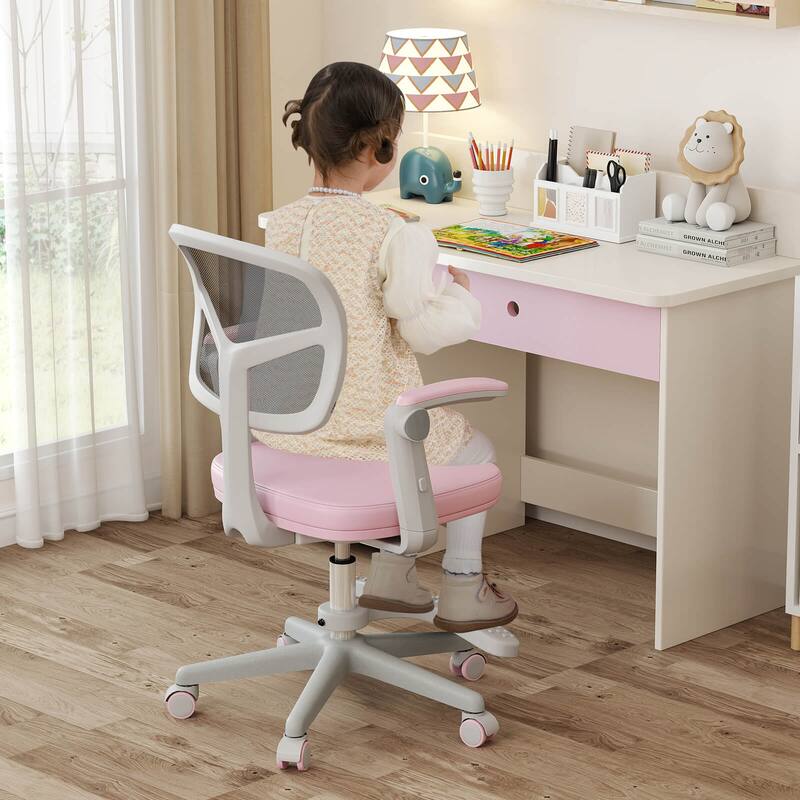 Costway Kids Desk Chair Children Study Chair with Adjustable Height, - See Details