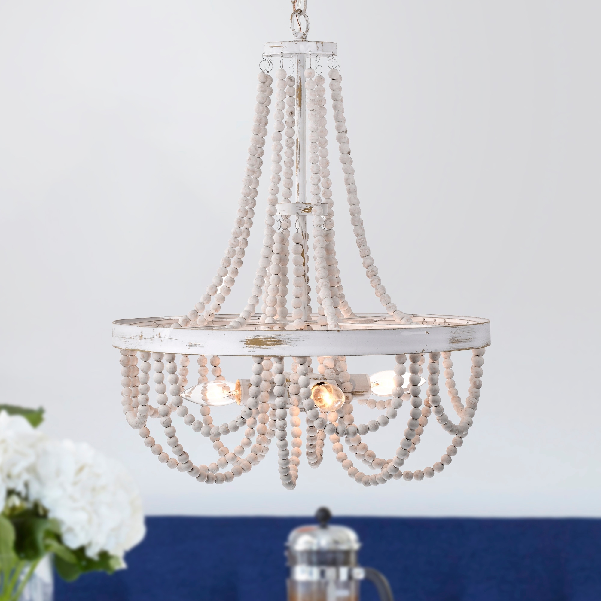 Valentinas 18 Inch Bohemian Style Pendant Ceiling Lighted Chandelier