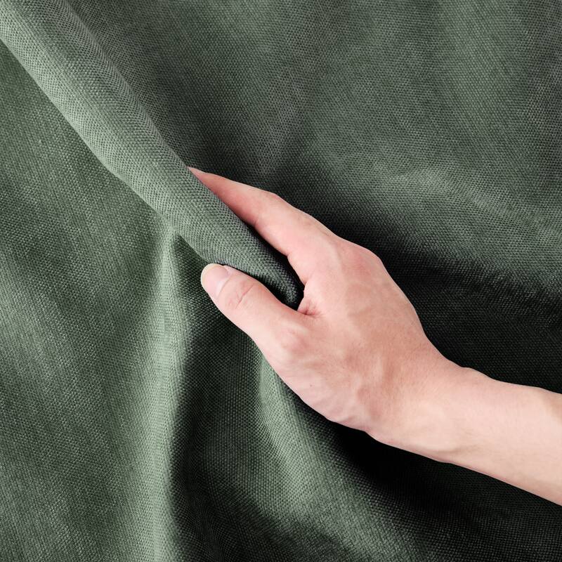 105.9" Chenille 3-Seater Sofa with 2 Ottomans & High-Resilience Sponge Base