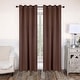 preview thumbnail 14 of 129, Superior Solid Machine Washable Room Darkening Grommet Curtains, Set of 2 52" x 120" - Cappuccino