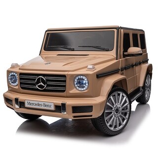 Licensed Mercedes-Benz G500, 24V Kids Ride On Toy, Remote Control, Adjustable Speed, LED Lights