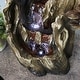 preview thumbnail 6 of 11, Sunnydaze Cascading Caves Waterfall Water Tabletop Fountain with LED - 14-Inch - 14-In