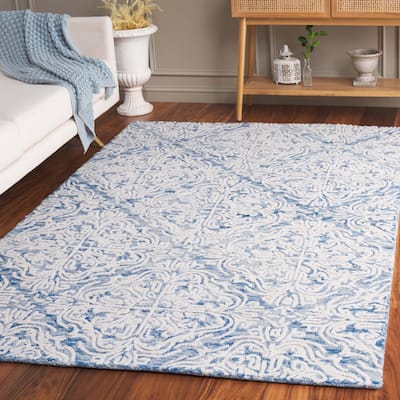 SAFAVIEH Handmade Blossom Letty Modern Floral Wool Rug