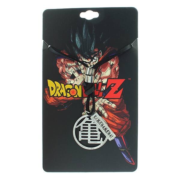 Shop Dragon Ball Z Anime Master Roshi Kanji Symbol Pendant Leather Cord Necklace Overstock 20195110