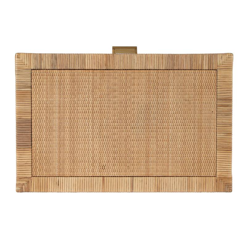 Corfu 3 Drawer Natural Raffia Chest