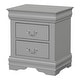 preview thumbnail 33 of 32, Furniture of America Devi Traditional Solid Wood 6-Piece Sleigh Bedroom Set