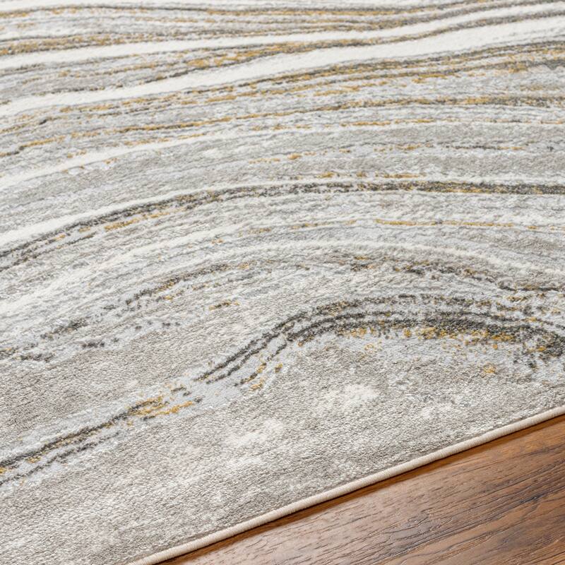 Livabliss San Fran Marbled Abstract Area Rug
