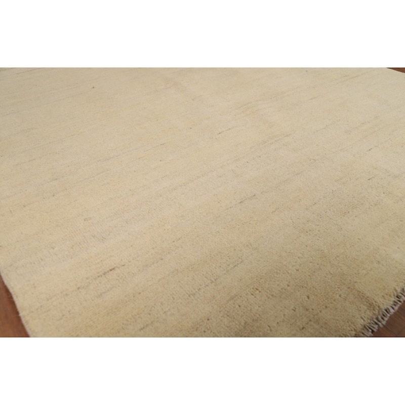 Modern Gabbeh Oriental Rug Handmade Wool Carpet - 4'10"x 6'2"