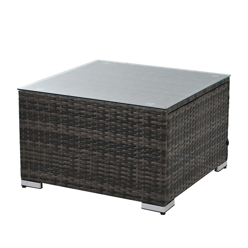 4 Set Wicker Furniture,Patio Furniture,Seasonal PE Wicker Furniture
