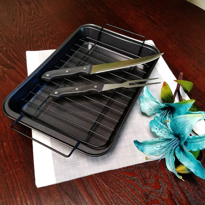 Reilly 4 Piece Nonstick Roaster Set On Sale Bed Bath & Beyond