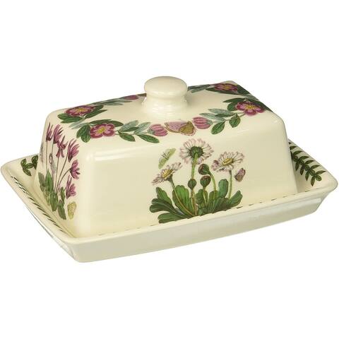 Portmeirion Botanic Garden Covered Butter Dish