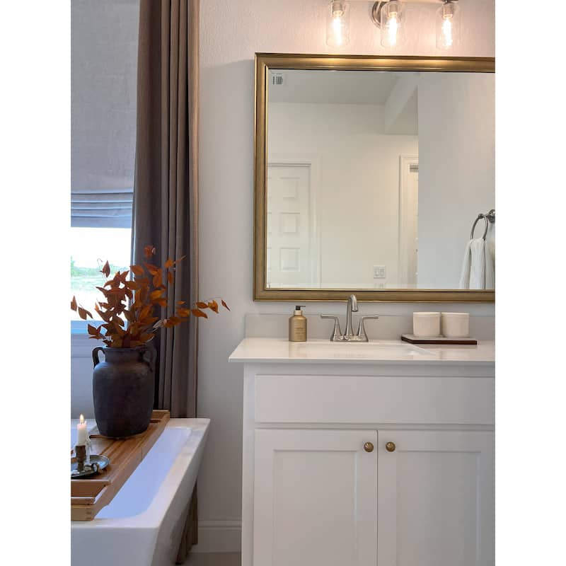 Frame My Mirror Gold Framed Wall Mirror, Oxfordshire Design