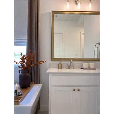 Frame My Mirror Gold Framed Wall Mirror, Oxfordshire Design