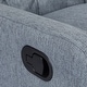 preview thumbnail 27 of 44, Mohaven Contemporary Tufted Wingback Swivel Recliner by Christopher Knight Home