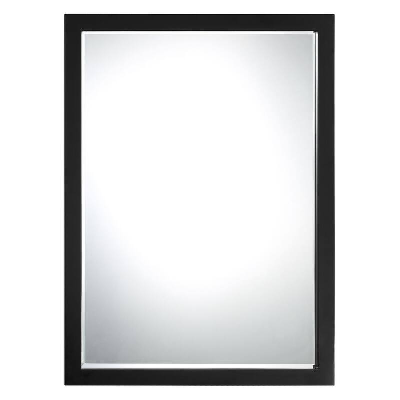 Minka Lavery 1430 Paradox 24" W x 33" H Rectangular Framed Bathroom - Coal