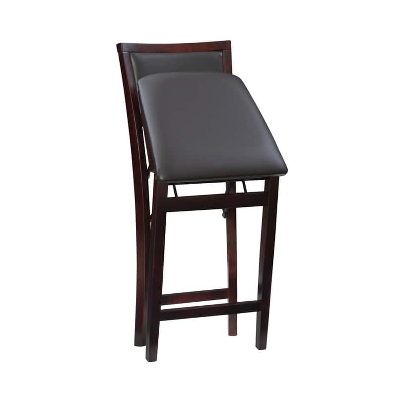 Aldersey Espresso Folding Counter Stool