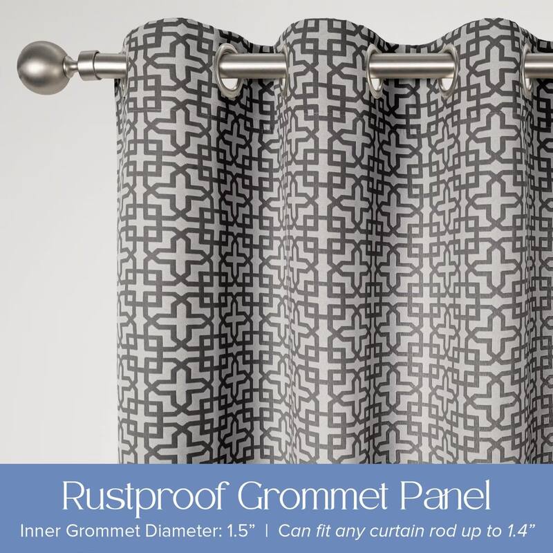 Outdoor Cabana Trellis Grommet Panel