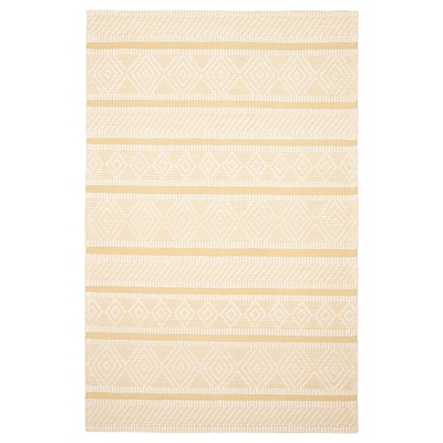 ECARPETGALLERY Braid weave Sienna Cream Wool Rug - 5'2 x 8'1