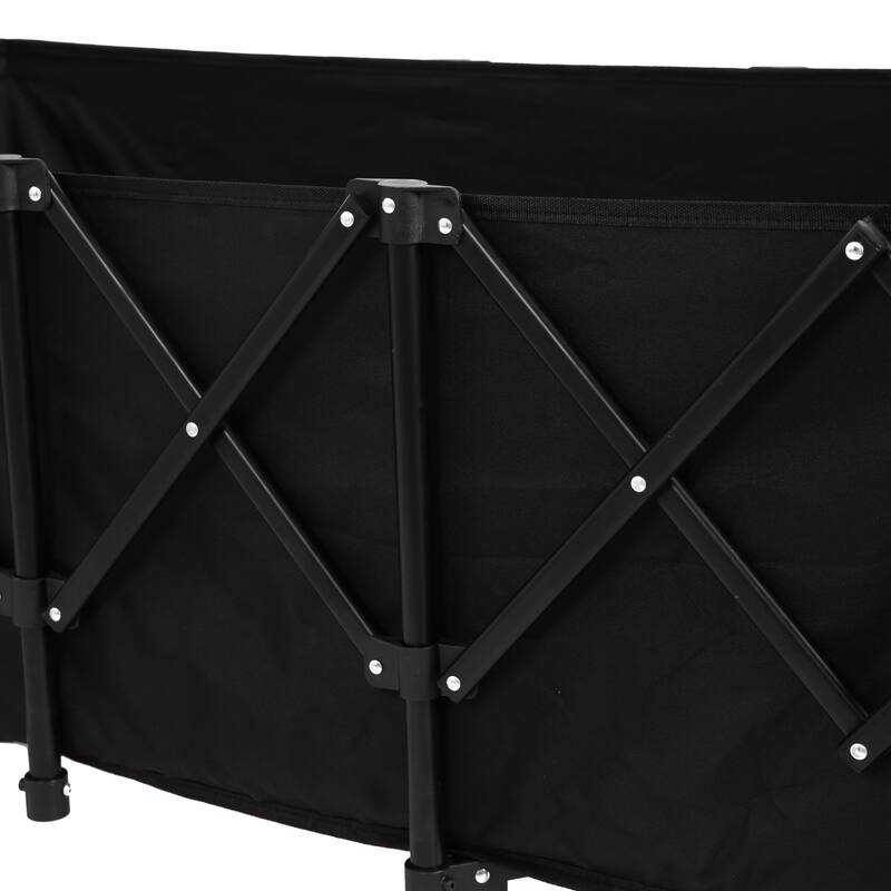 Foldable Wagon with All-Terrain Wheels & Drink Holders, 220lb Capacity