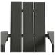 preview thumbnail 26 of 68, Shoreside Kids Outdoor Poly Adirondack Chair with Cup Holder (Set of 2)