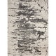 preview thumbnail 15 of 18, Nourison Maxell Modern Abstract Ombre Grey Ivory Area Rug
