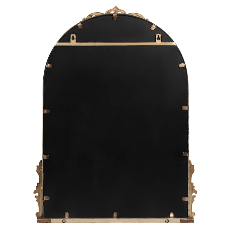 Kate and Laurel Myrcelle Arched Wall Mirror with Shelf