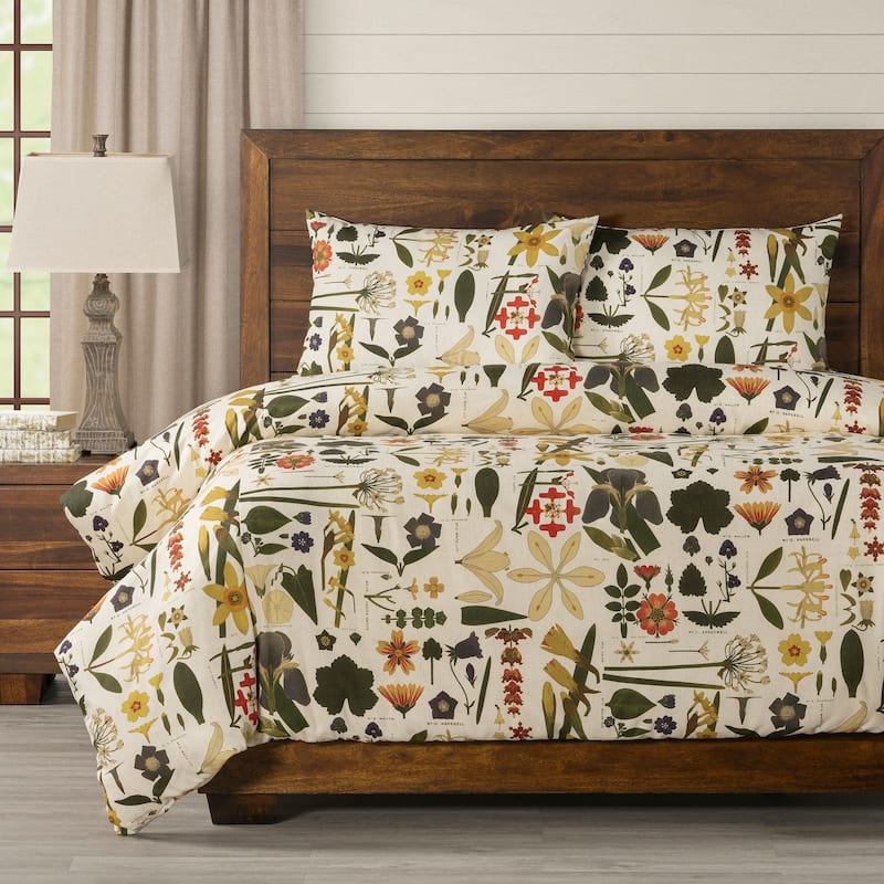 Smithsonian Take Root Duvet Set - Queen - 3 Piece