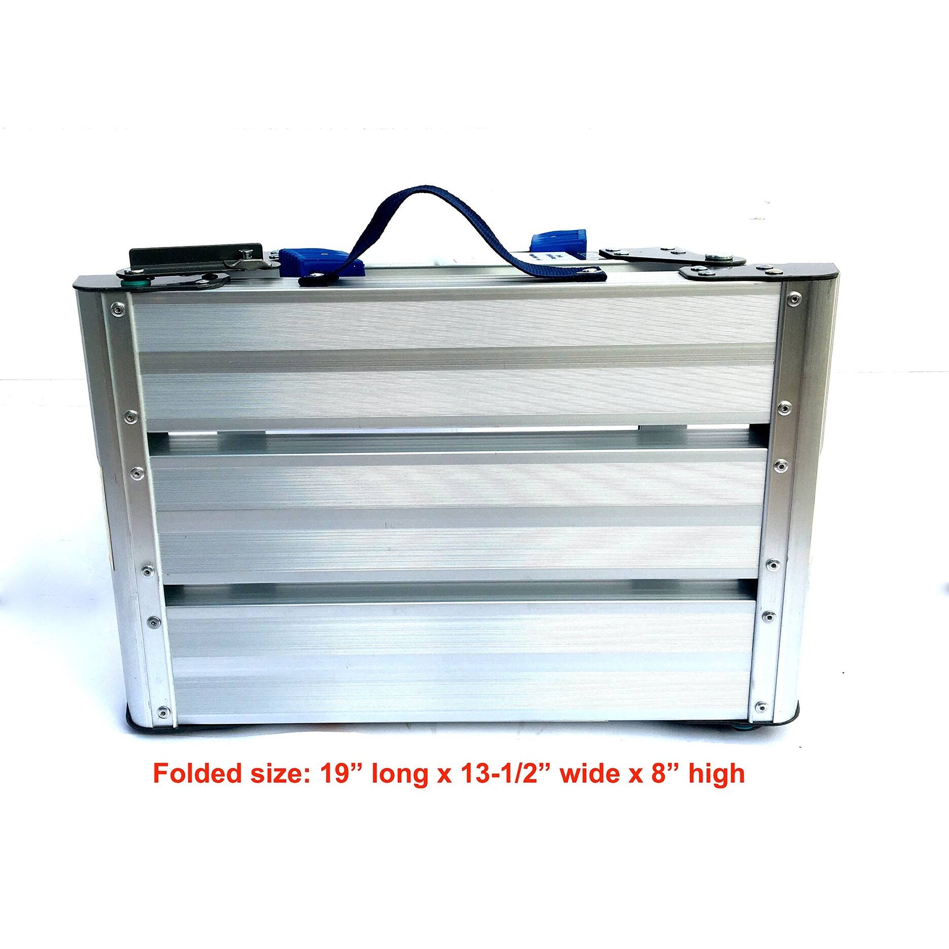 Foldable Aluminum Platform & Step Stool (350 lbs. Maximum Capacity