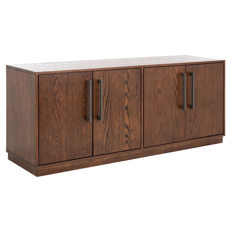 SAFAVIEH Couture Amadea 4 Door Media Stand - 58 In W x 17 In D x 24 In H - 58Wx24Dx17H