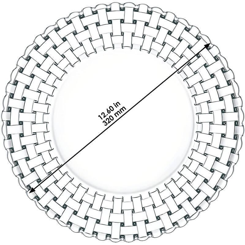 Nachtmann Set of 2 Bossa Nova Crystal Plates