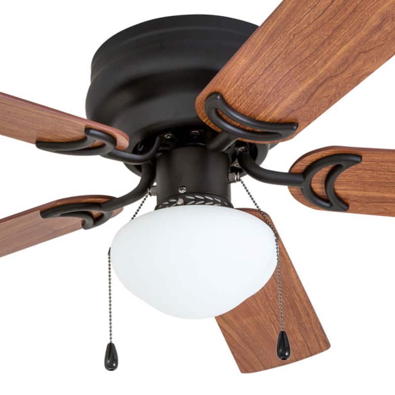 44" Prominence Home Alvina Satin Nickel Traditional Indoor LED Ceiling Fan with Light, Pull Chain
