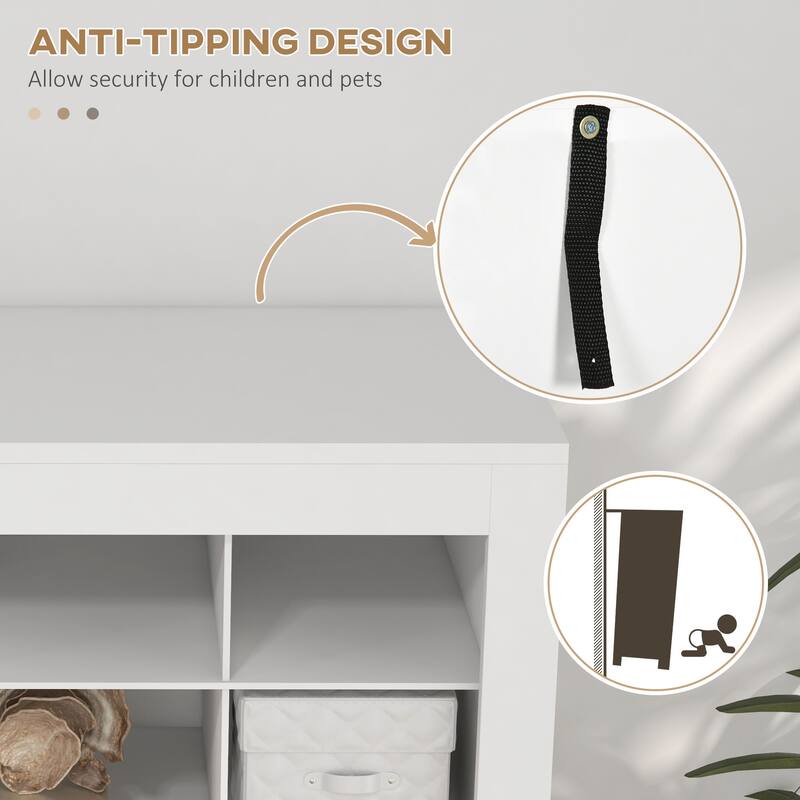 Slim Shoe Storage Rack Cabinet Organizer with Open Cubes, Stores 36 Pairs, Shoe Shelf Ideas for Entryway, Bedroom and Hallway