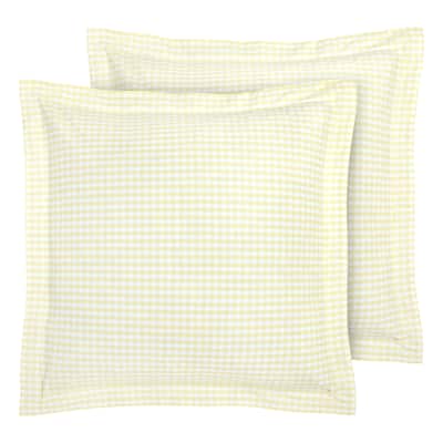 Laura Ashley Classics Cotton 2 Piece Euro Sham Set