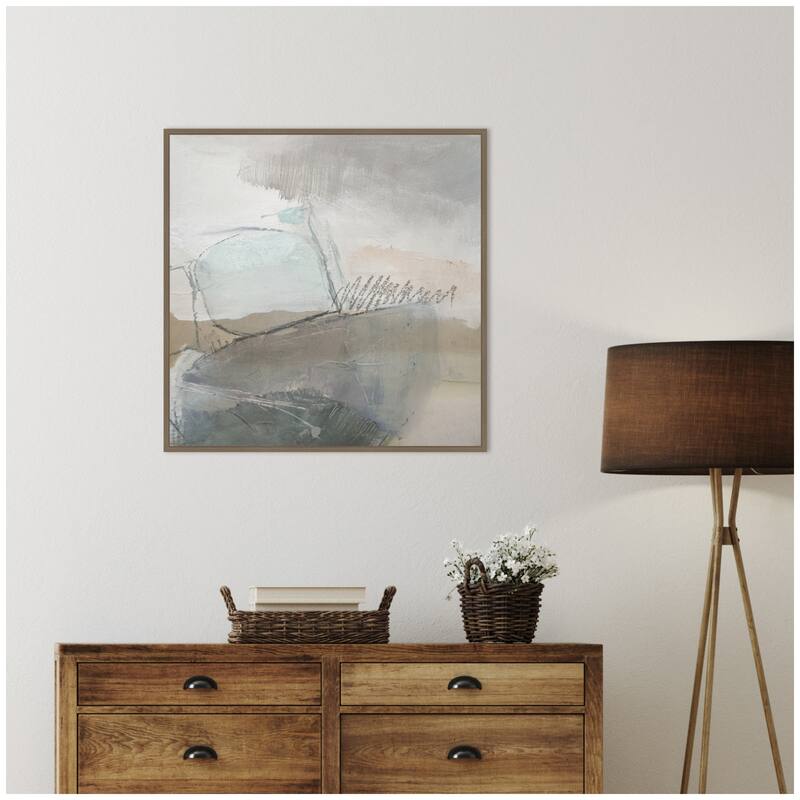 Kate and Laurel NC Wild Abstract by Nikki Chu Framed Canvas Wall Art Print