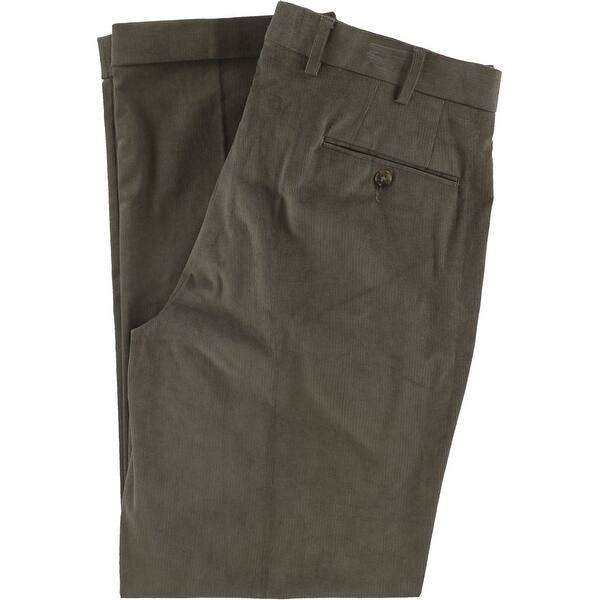Ralph Lauren Mens Pleated Dress Pants Slacks Overstock 31909444 35w X 30l 100% wool zipper closure color olivefabric to let out 2pant bottoms cuffed double pleatedlined to the kneeextended button and tab closureone hidden button two button close back pocketstwo side seam pocketstotal comfort construction composition 100% natural stretch woolimporteddry. overstock com