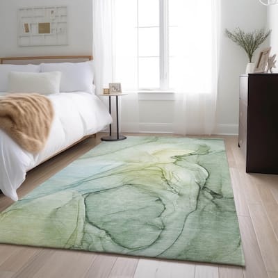 Premium Washable Super Soft Abstract Contemporary Mayfield Rug