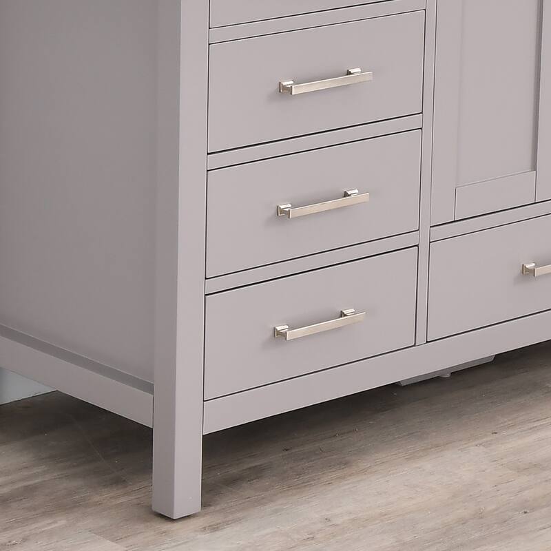 PROOX 60 in. W x 22in.D Freestanding Bath Vanity Engineered Top Single Rectangular Sink