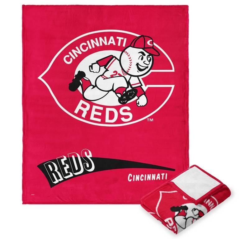 MLB CC Throwback Silk Touch Throw Blanket - 50" x 60" - Cincinnati Reds
