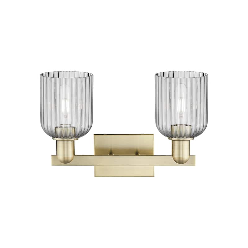 Innovations Lighting Downtown Urban - Bridal Veil - 2 Light 16" Bath Vanity Ligh