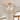 French Farmhouse Candle Curved Cage Ceiling Light 14.6in