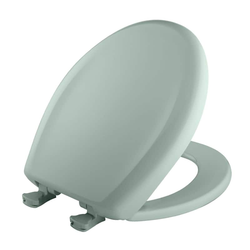 Bemis STA-TITE Seat Fastening System Residential Plastic EasyClean & Change Toilet Seat Ice Gray - 14.75" x 2.63" x 18.75" - Seafoam